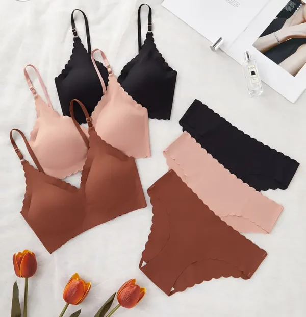 Conjunto De Ropa Interior Sin Costura
